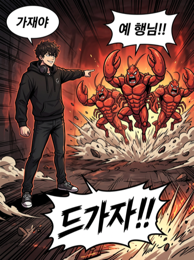 가재야 - 예 행님!! - 드가자!!